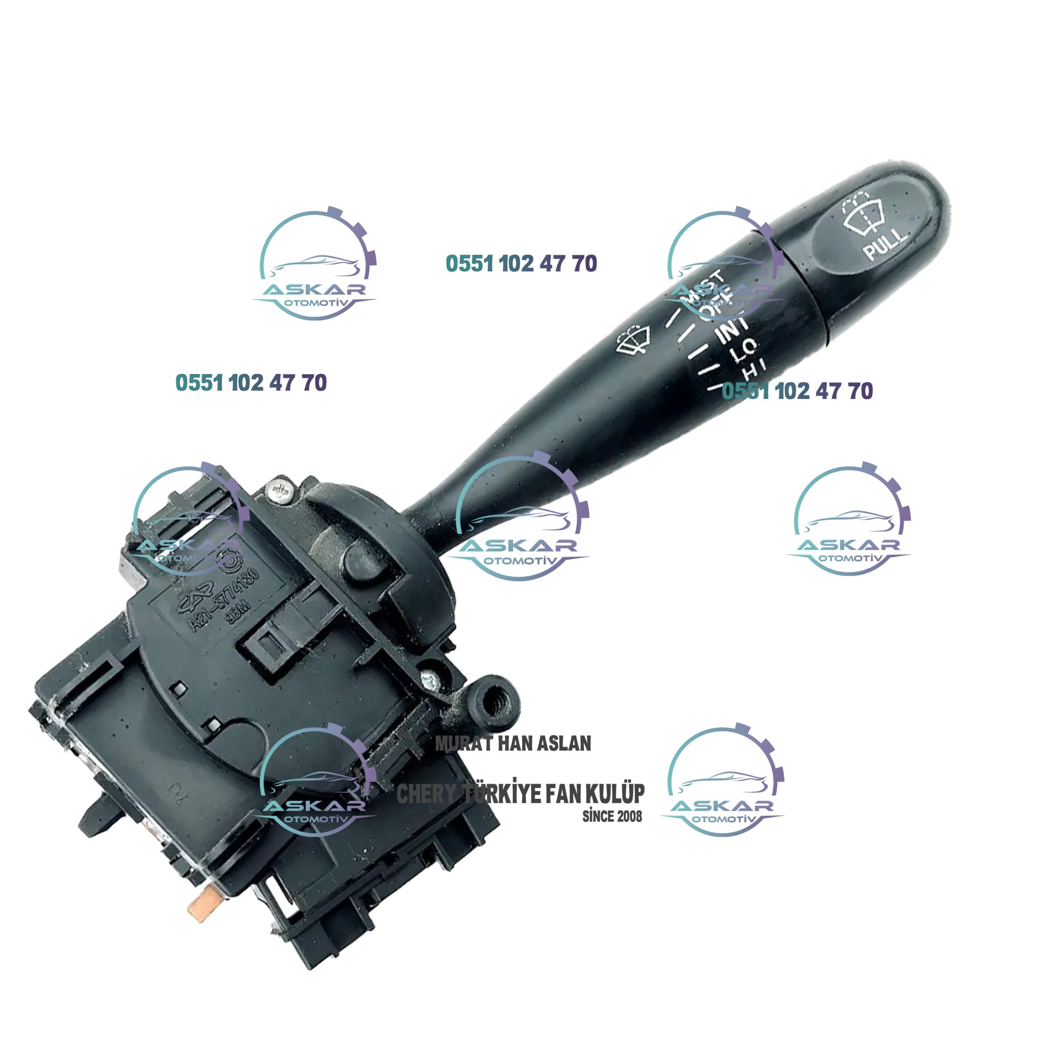 CHERY TİGGO KOL, SİLECEK KUMANDA A21 3774130 KOL SILECEK KUMANDA Askar Oto Yedek Parça