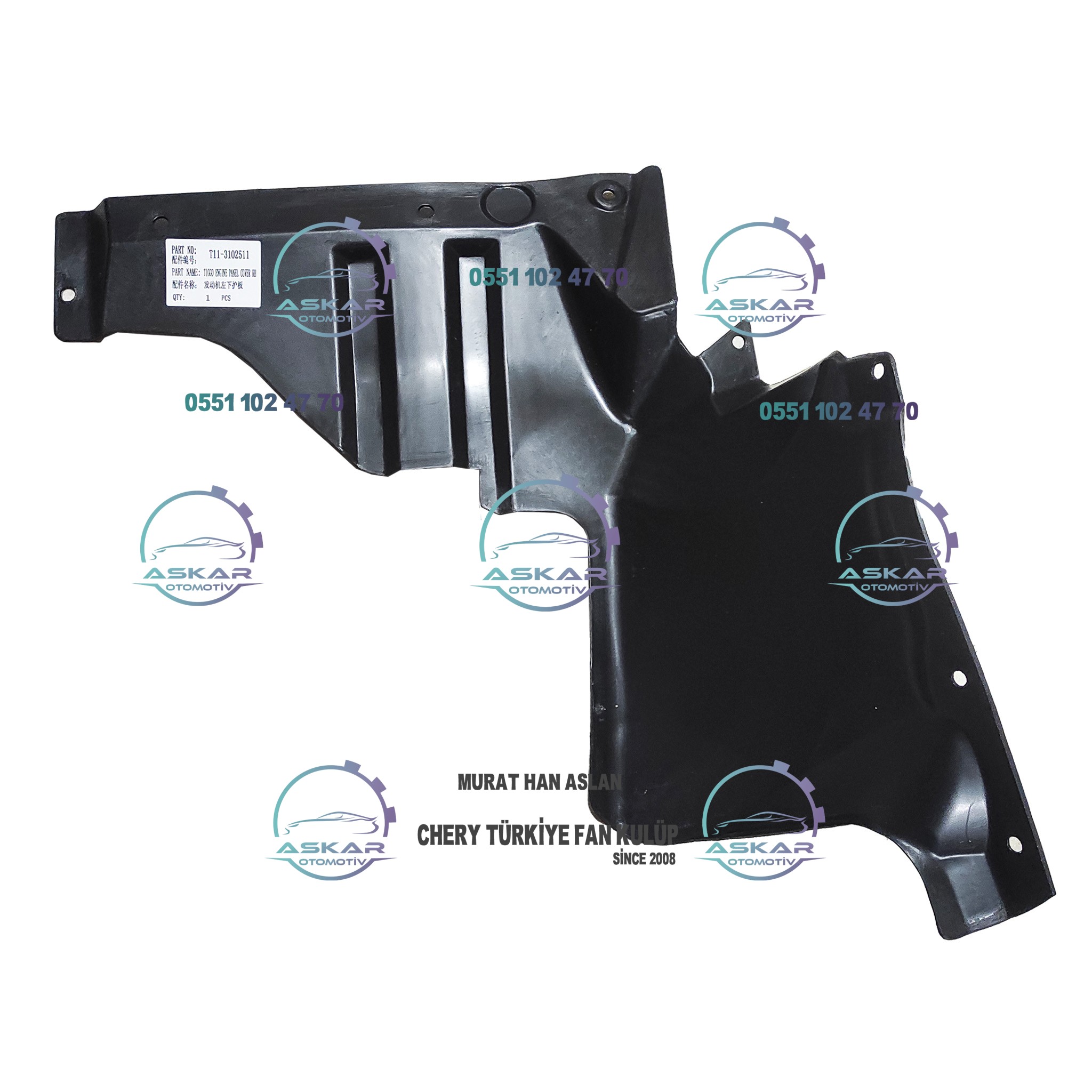 tiggo sağ motor koruma bakaliti tiggo sag motor koruma bakaliti Askar Oto Yedek Parça<ul><li>Yüksek kaliteli bakalit malzemesinden üretilmiş, uzun ömürlü ve dayanıklıdır.</li><li>Chery Tiggo'nuzun sağ motor kısmına mükemmel uyum sağlar.</li><li>2008-2011 modellerine tam uyumludur.</li></ul>