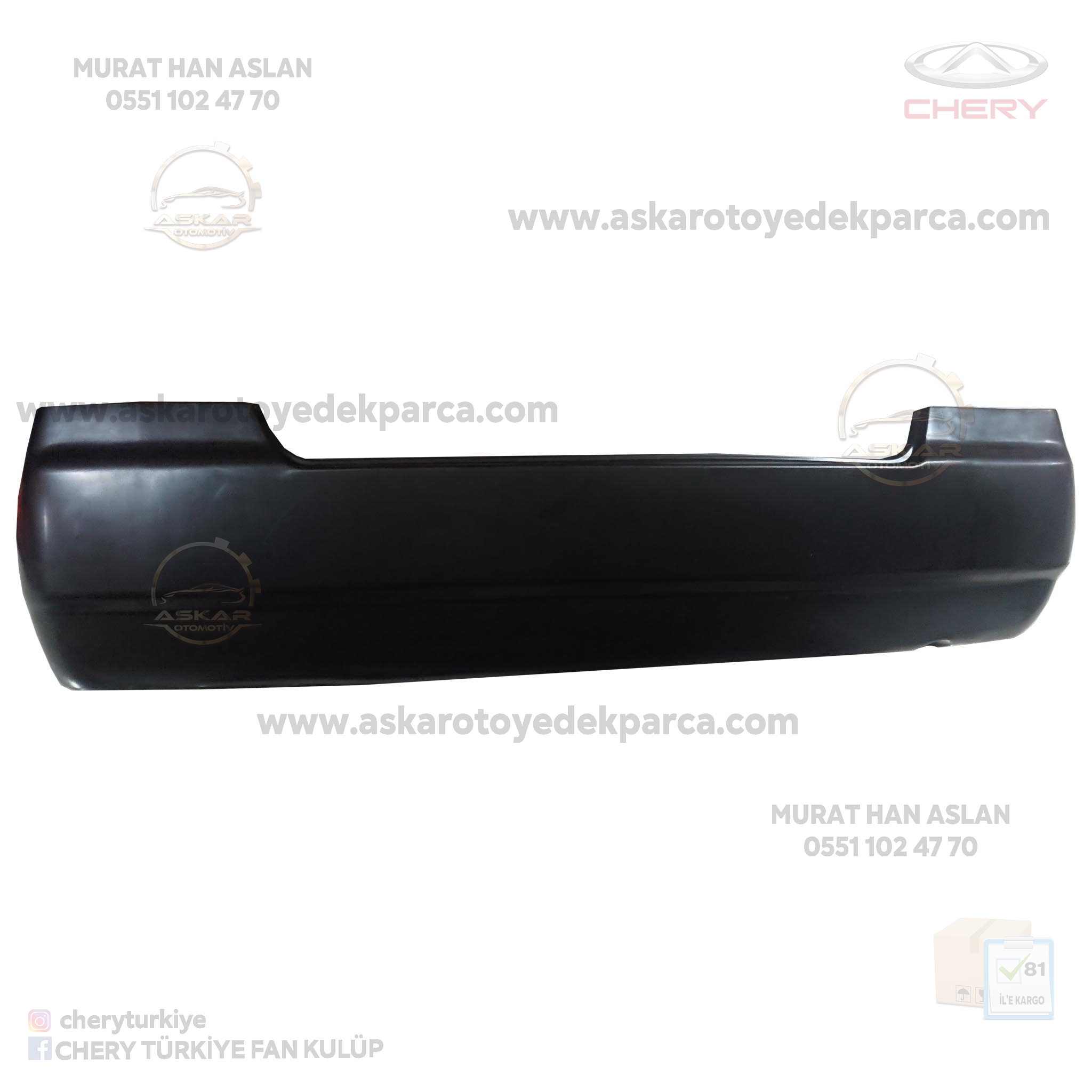 CHERY ALİA ARKA TAMPON CHERY ALİA ARKA TAMPON - Görsel 1