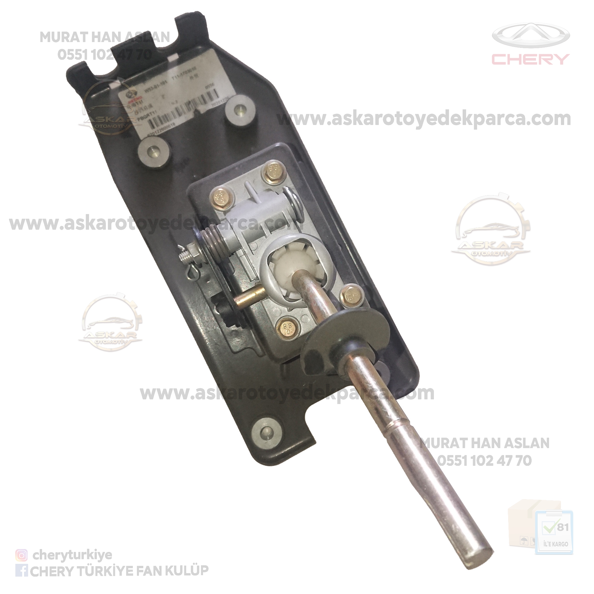 CHERY TİGGO VİTES KOLU MEKANİZMASI CHERY TİGGO 3 VİTES KOLU MEKANİZMASI - Görsel 1