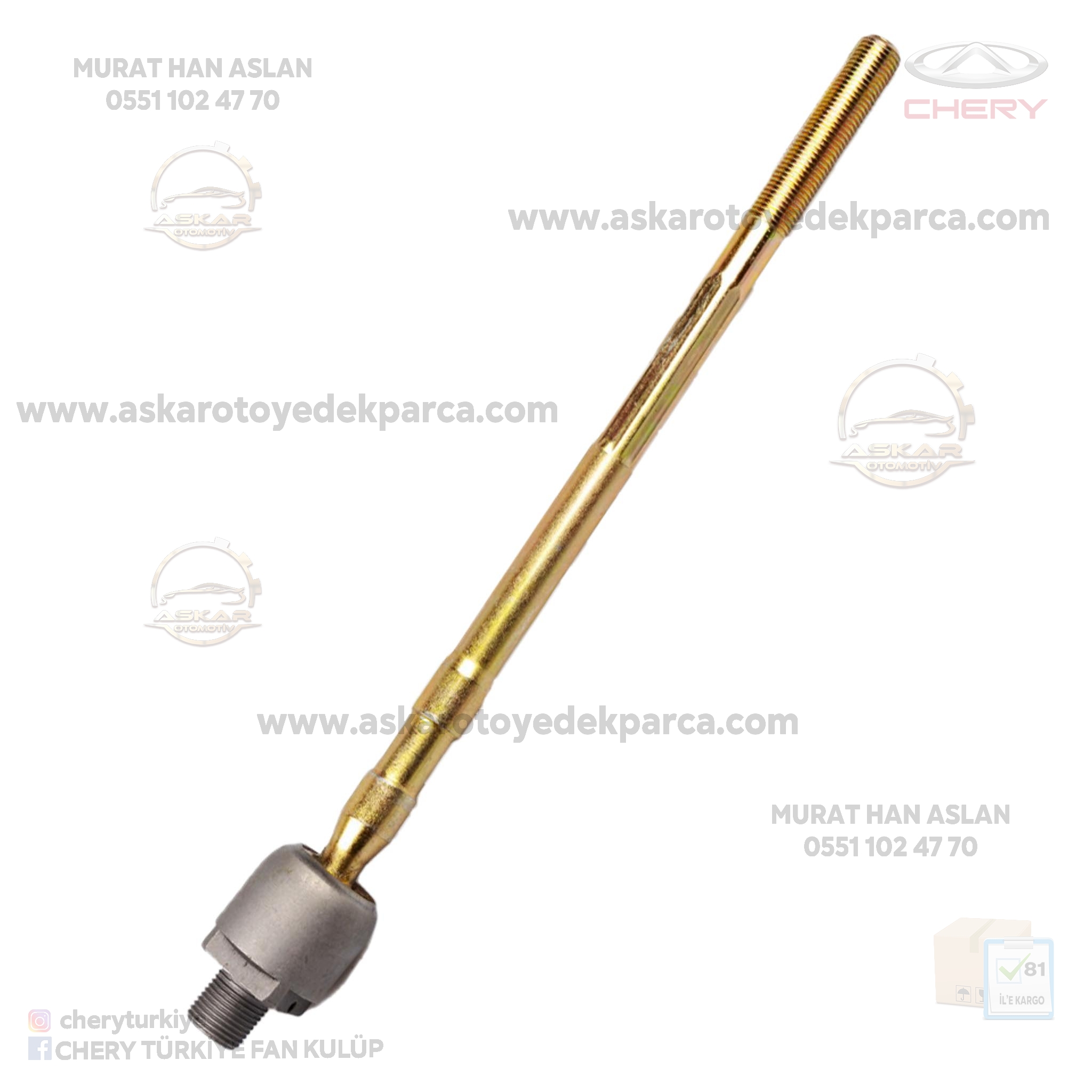 ALİA DİREKSİYON ROT KOLU CHERY ALİA ROT KOLU - Görsel 1
