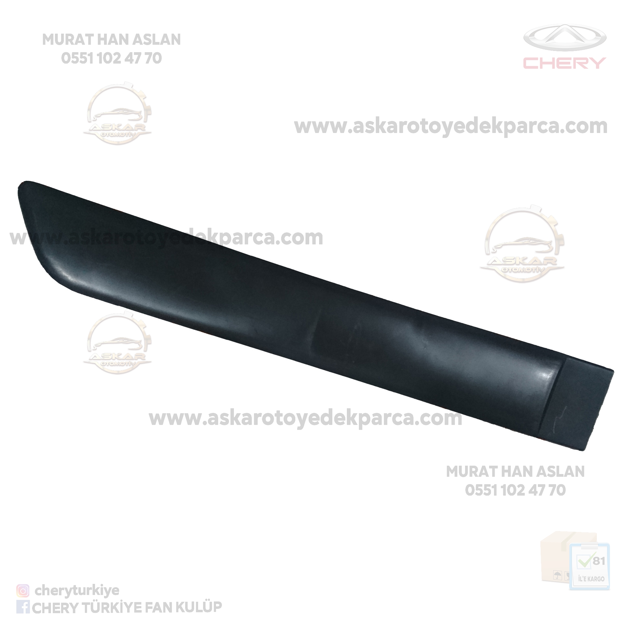 TİGGO DIŞ ARKA KAPI ÇITA CHERY TİGGO 3 DIŞ ARKA KAPI BANDI - Görsel 1